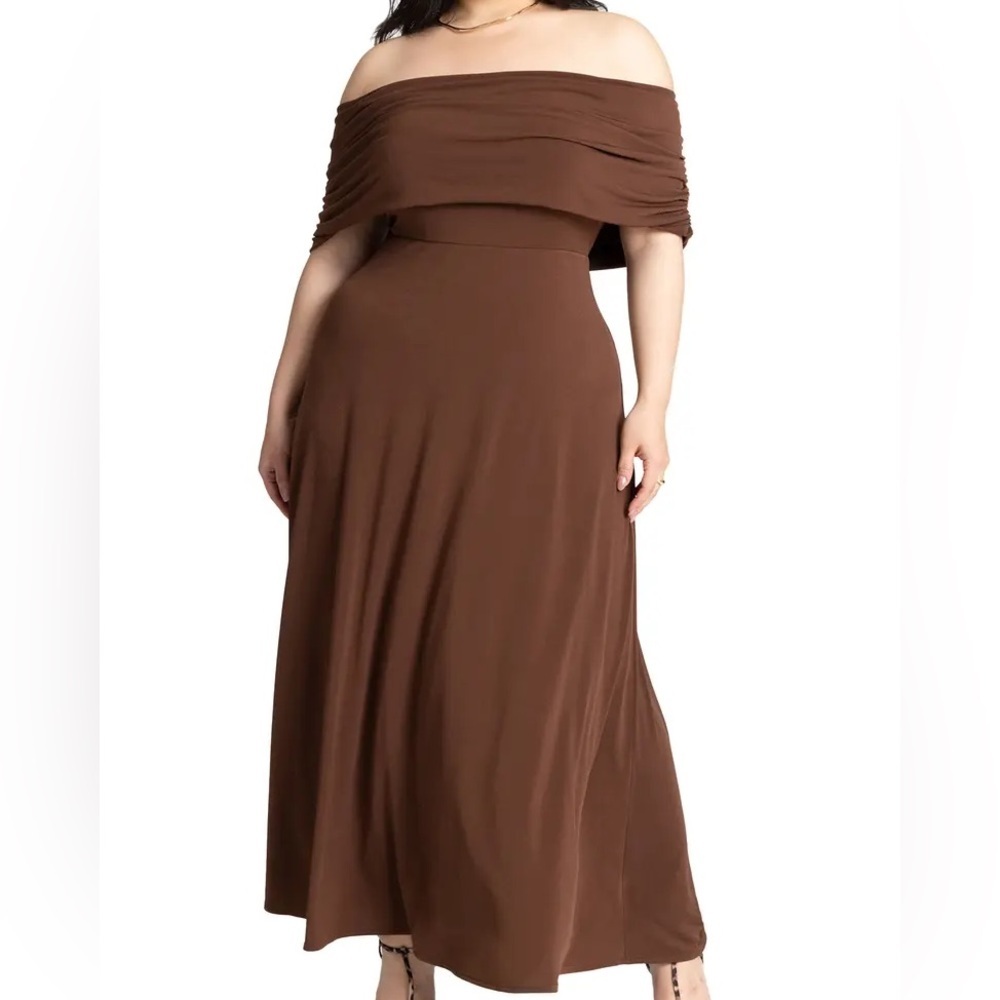 NWT Eloquii Off The Shoulder Maxi Dress Womens size 18
